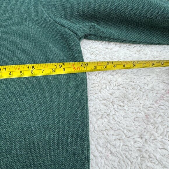 NEW $115 Polo Ralph Lauren Men's Custom Slim Fit D. Green LS Polo Shirt, Size M - Picture 8 of 8